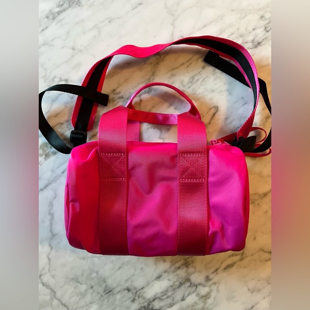Everlane The Recycled Nylon Crossbody in Fuchsia Pink - Picture 7 of 9